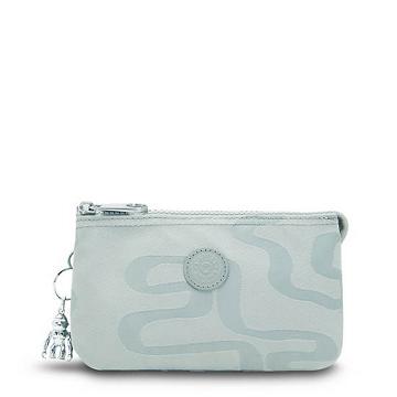 Plecaki Kipling Creativity Large Printed Pouch Turkusowe | PL 1118BE